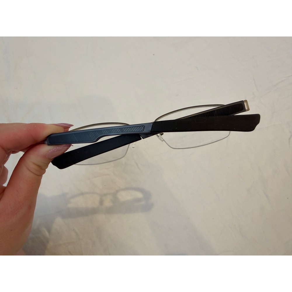 Oakley Double Tap Pewter Eyeglasses OX3123-0253 Rectangular Semi-Rimless Frames - Picture 3 of 7